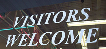 welcome sign