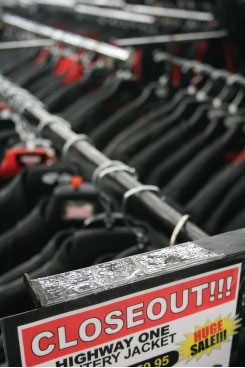 close out signage